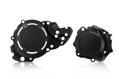 KIT PROTETOR TAMPAS MOTOR ACERBIS BETA 2T 2018-2025 PRETO