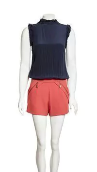 Macaquinho Mixed Azul e Laranja - 34 BRA