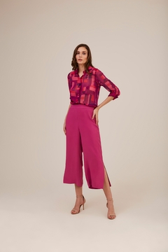 Calça Pantalona Midi Twenty Four Seven - G