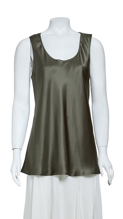 Regata Seda Lita Mortari Verde - 44 BRA