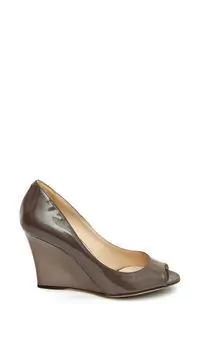 Sapato Jimmy Choo Couro Envernizado Cinza - 34 IT