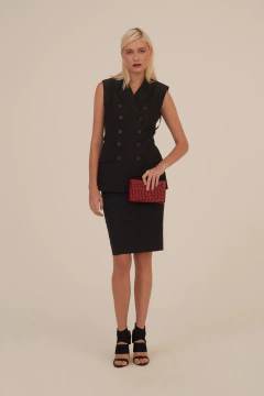 Colete Blazer Caron Cherry