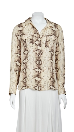 Camisa White House Animal Print - 10 USA