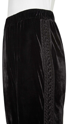 Calça U.H. Premium Preta De Veludo na internet