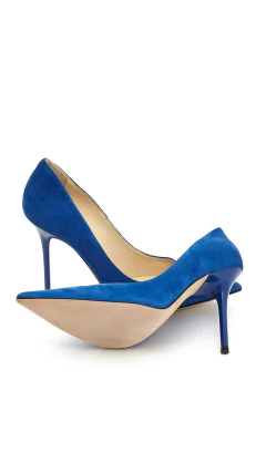 Scarpin Jimmy Choo Camurça Azul - 36 EUR na internet