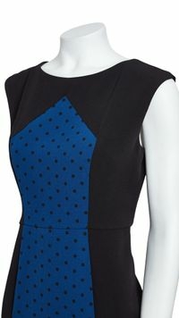 Vestido SD Preto e Azul - comprar online