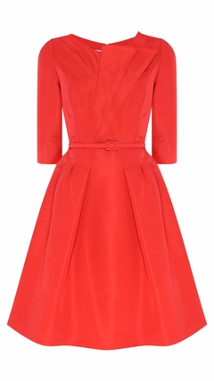 Vestido Midi Oscar De La Renta