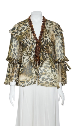 Blusa Guilherme Guimarães Animal Print - 38 BRA