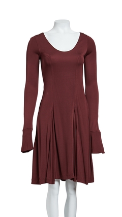Vestido Fit Bordô - 34 BRA