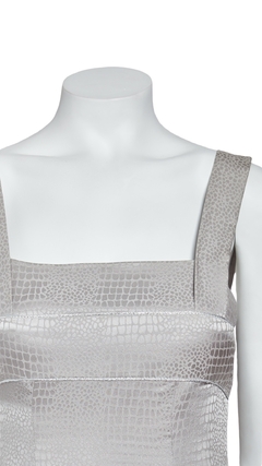 Vestido Kaue Arimoto Noritake Cinza - P BRA - comprar online