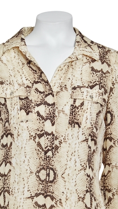 Camisa White House Animal Print - 10 USA - comprar online