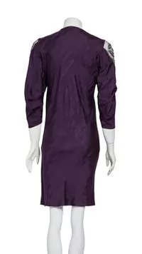 Vestido Cris Barros Roxo Escuro - 42 BRA - comprar online