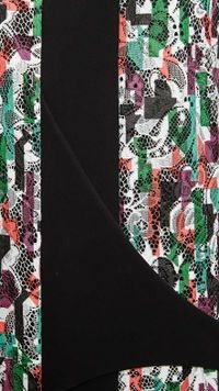 Vestido Balenciaga Colorido na internet