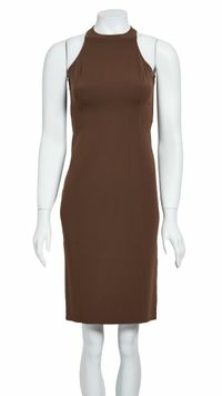 Vestido Tubinho Marrom - P BRA