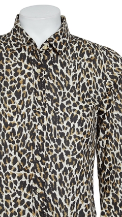Camisa J. Crew Animal Print - 6 USA na internet