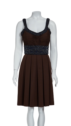 Vestido de Festa Daslu Marrom - 40 BRA