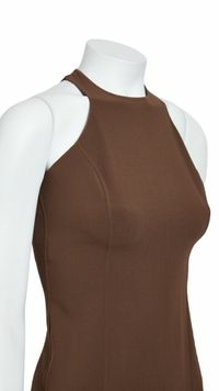 Vestido Tubinho Marrom - P BRA na internet