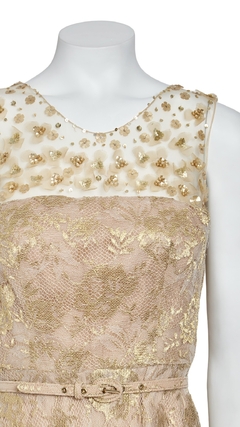 Vestido Oscar de la Renta Dourado - 2 USA - comprar online
