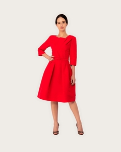 Vestido Midi Oscar De La Renta - Empório Oportunidade do Bem