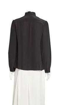 Camisa Mixed Seda Preta - P BRA - comprar online