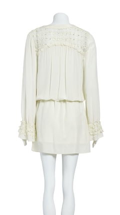 Vestido Mixed Branco - P BRA - comprar online