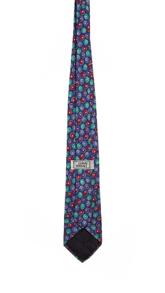 Gravata Gianni Versace Azul Estampada na internet