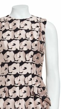 Vestido Christian Dior Preto e Rosé - 8 FR