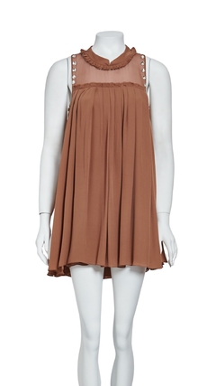 Vestido Raia de Goeye Marrom - 38 BRA