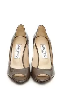 Sapato Jimmy Choo Couro Envernizado Cinza - 34 IT - comprar online
