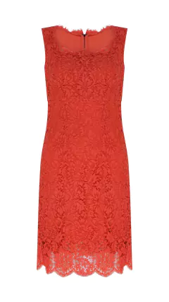 Vestido Midi Renda Dolce Gabbana