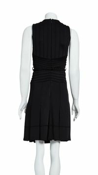 Vestido Chado Preto - 8 USA - comprar online