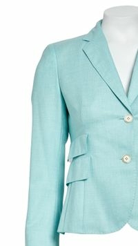Blazer Akris Verde Água - 4 USA na internet