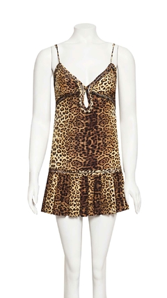 Vestido Curto Cruise Animal Print - 36 BRA