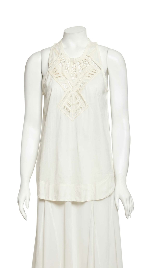 Blusa Regata Iro Branco - 1 USA