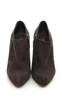 Bota Gianvito Rossi Camurça Cinza Escuro - 38 EUR - comprar online