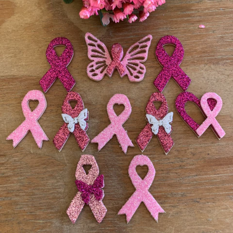 10 Adesivos Out Rosa