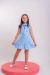 Vestido Angelina - Xadrez Azul - comprar online