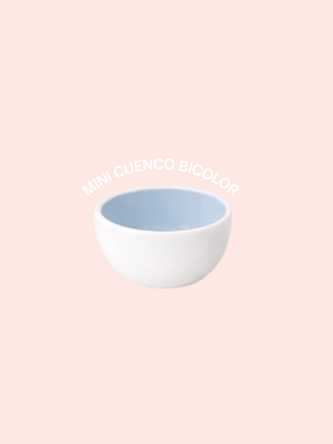 Mini cuenco bicolor