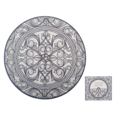 Plato De Sitio Tile - Planeta Fiesta