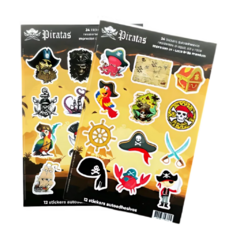 Stickers con Relieve de Piratas x24un - comprar online