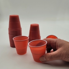 Vaso Shot Tequilero Plastico Rojo 50Cc - comprar online