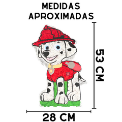 Piñata Artesanal Paw Patrol Marshall - comprar online