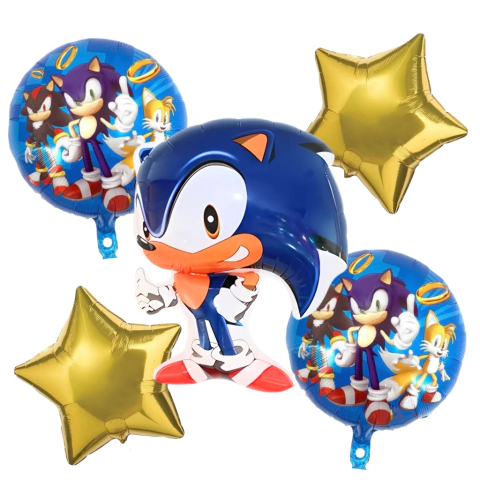 Set de Globos Sonic x5 un - comprar online