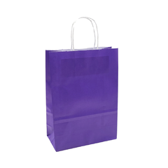 Bolsa De Papel Violeta Con Manija - comprar online
