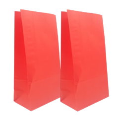 Bolsitas Papel Golosineras Cumpleaños Rojo