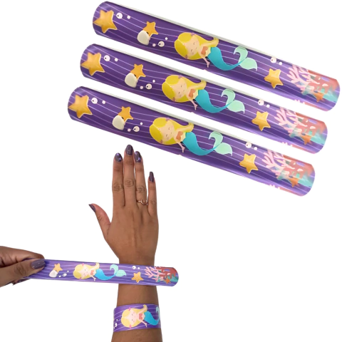 Pulsera Magica Estampada Sirenas Lila Flip - comprar online