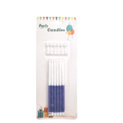 Velas con glitter x12 - Planeta Fiesta