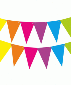 Banderin Triangular Multicolor 2.40 MTS