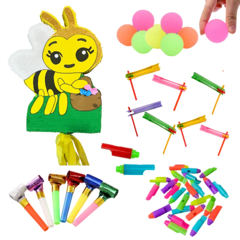 Combo Piñata + Juguetes x50 Abejita - comprar online