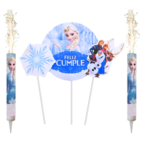 Combo Cake Topper + Bengala Frozen - comprar online